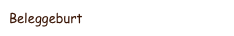 Beleggeburt